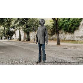 3D Women's Sweater with Jeans